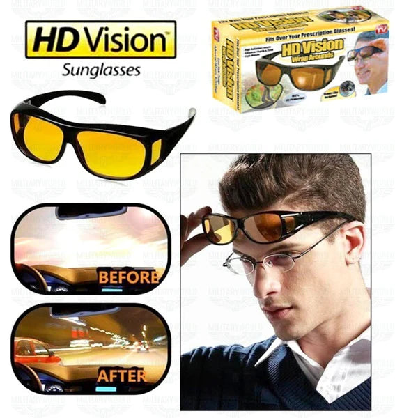 Gafas Nocturnas HD | Conducí Seguro y Sin Reflejos 🚗🌙