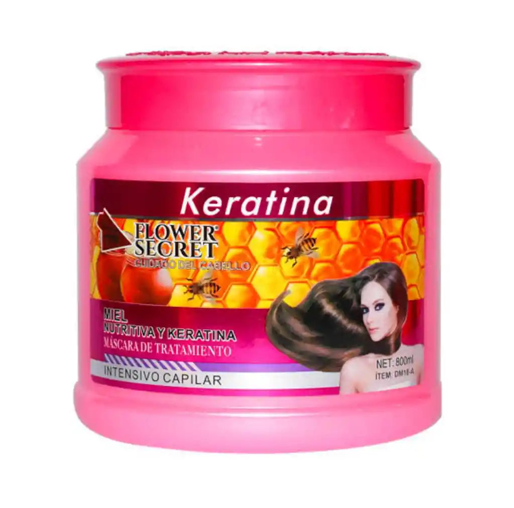 Mascarilla Capilar de Keratina y Vitaminas | Liso, Brillante y Sin Frizz al Instante OBSEQUIO