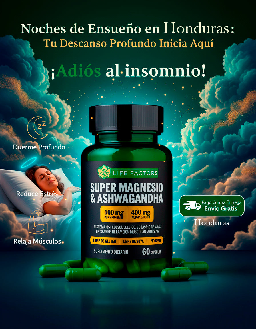 Magnesio + Ashwagandha para Dormir Rápido | Conciliá el Sueño Profundo en 10 Minutos (+40 Años)