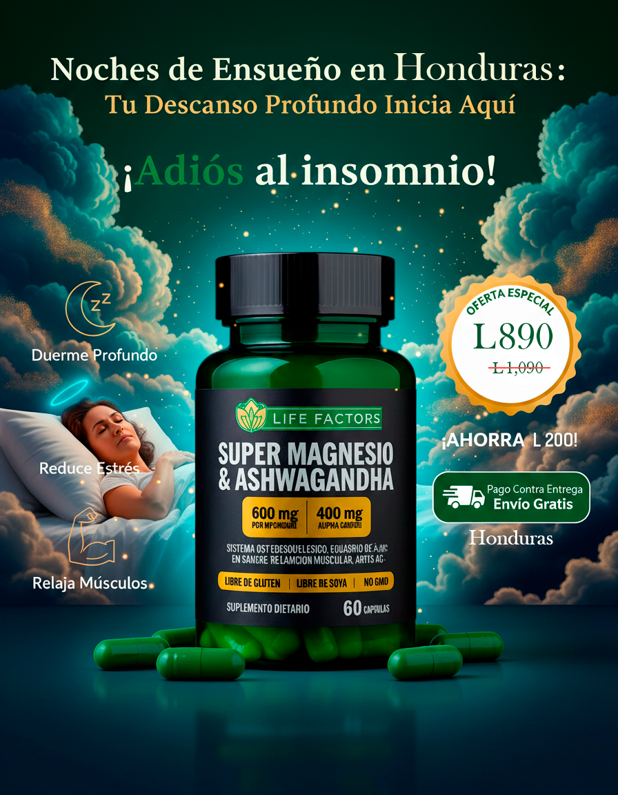 Magnesio + Ashwagandha para Dormir Rápido | Conciliá el Sueño Profundo en 10 Minutos (+40 Años)