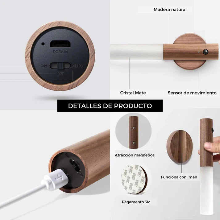 Lámpara LED magnética de pared + OBSEQUIO