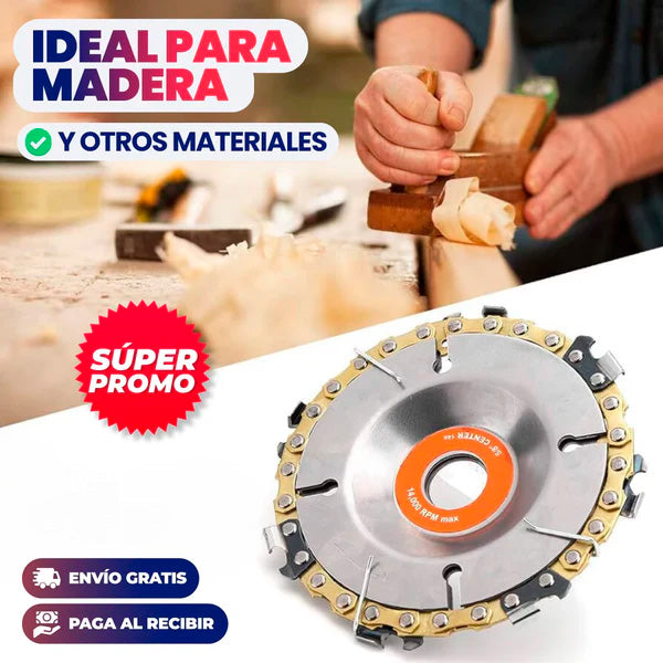 Disco de Sierra con cadena + Envío GRATIS