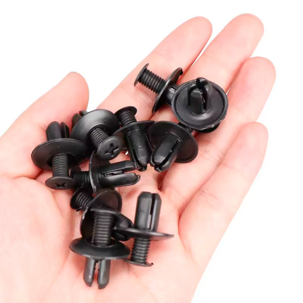 Tornilos plasticos para auto | 100 Clips de Sujeción Universales para Parachoques y Molduras + REGALO