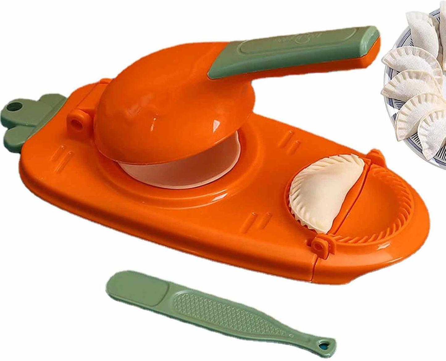 Máquina 2 en 1 para Empanadas, Raviolis y Dumplings | Sella y Cierra Perfecto en Segundos