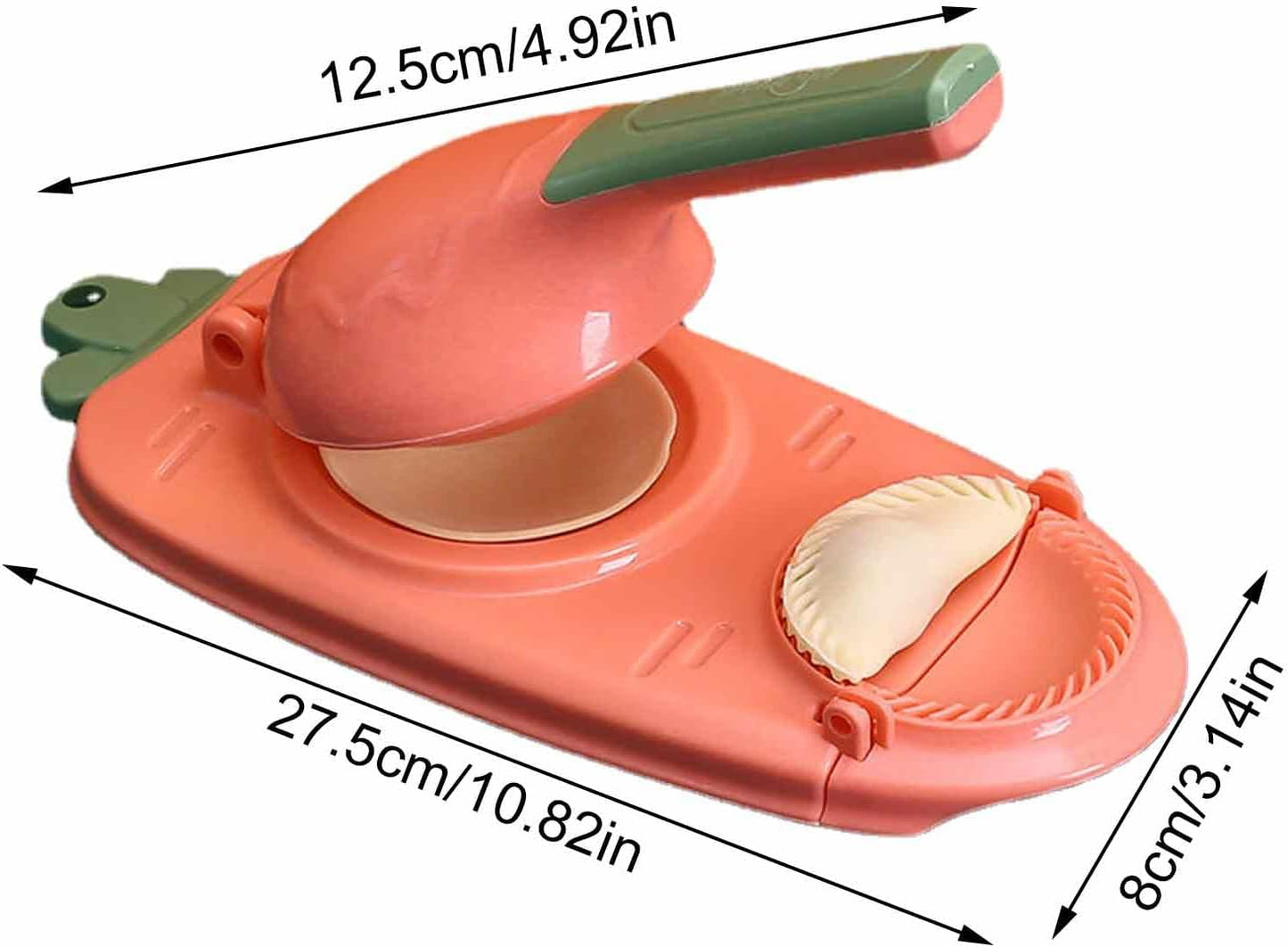 Máquina 2 en 1 para Empanadas, Raviolis y Dumplings | Sella y Cierra Perfecto en Segundos