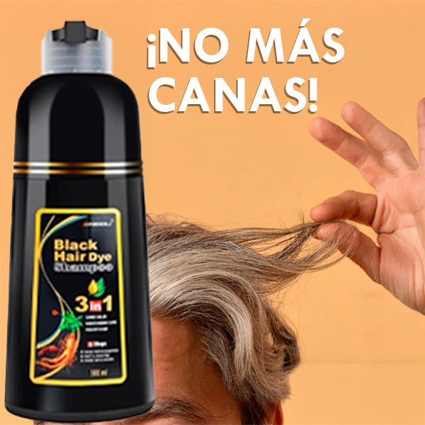 Cubre Canas 👩🦳👩🦱 en casa Shampoo Black Hair - Envío GRATIS