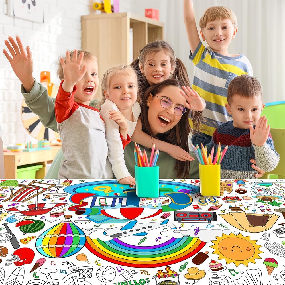 Rollo de Dibujo para Niños | Papel para Pintar, Colorear y Crear Sin Límites + REGALO