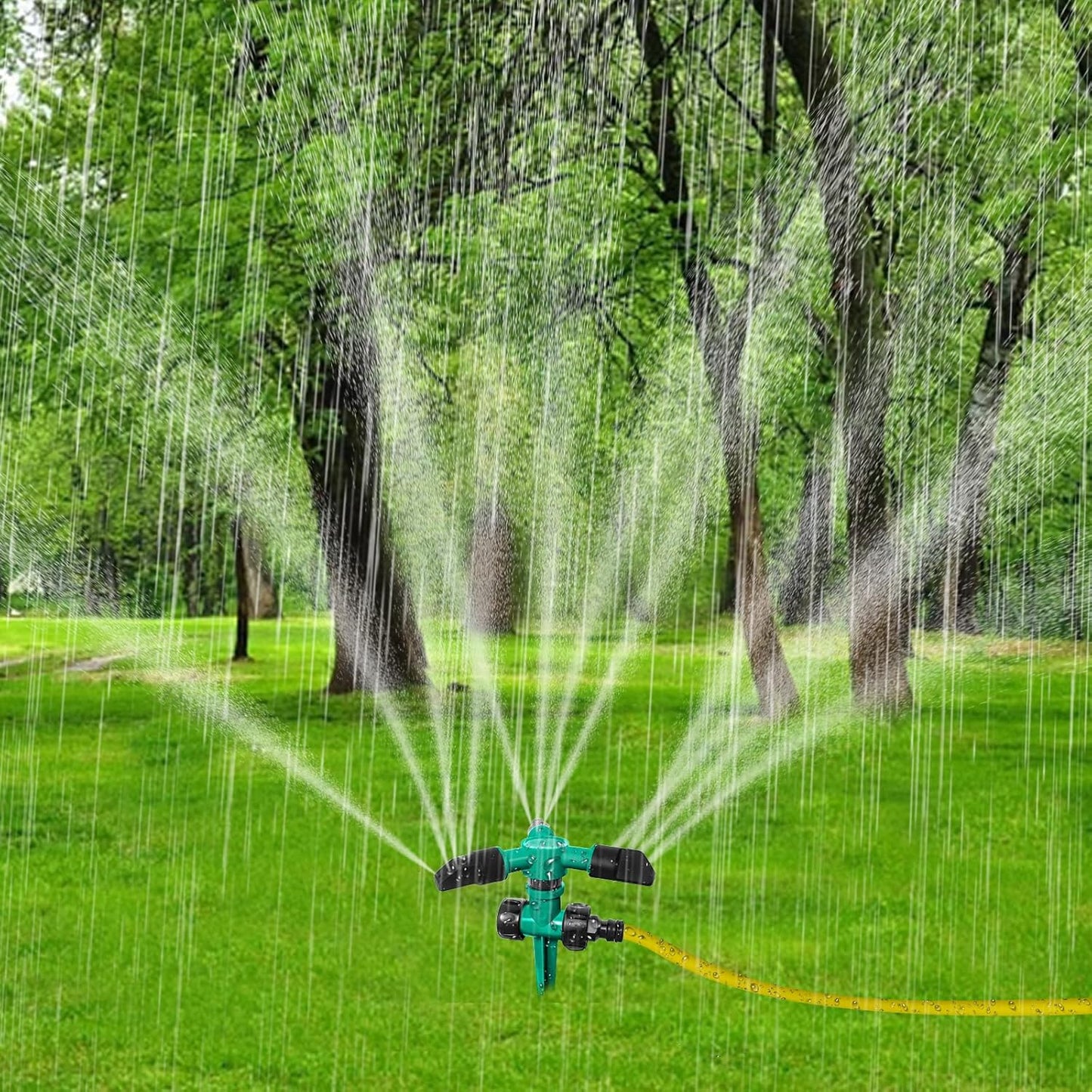 Aspersor Automático de Césped 360° – Rociador de Agua para Jardín