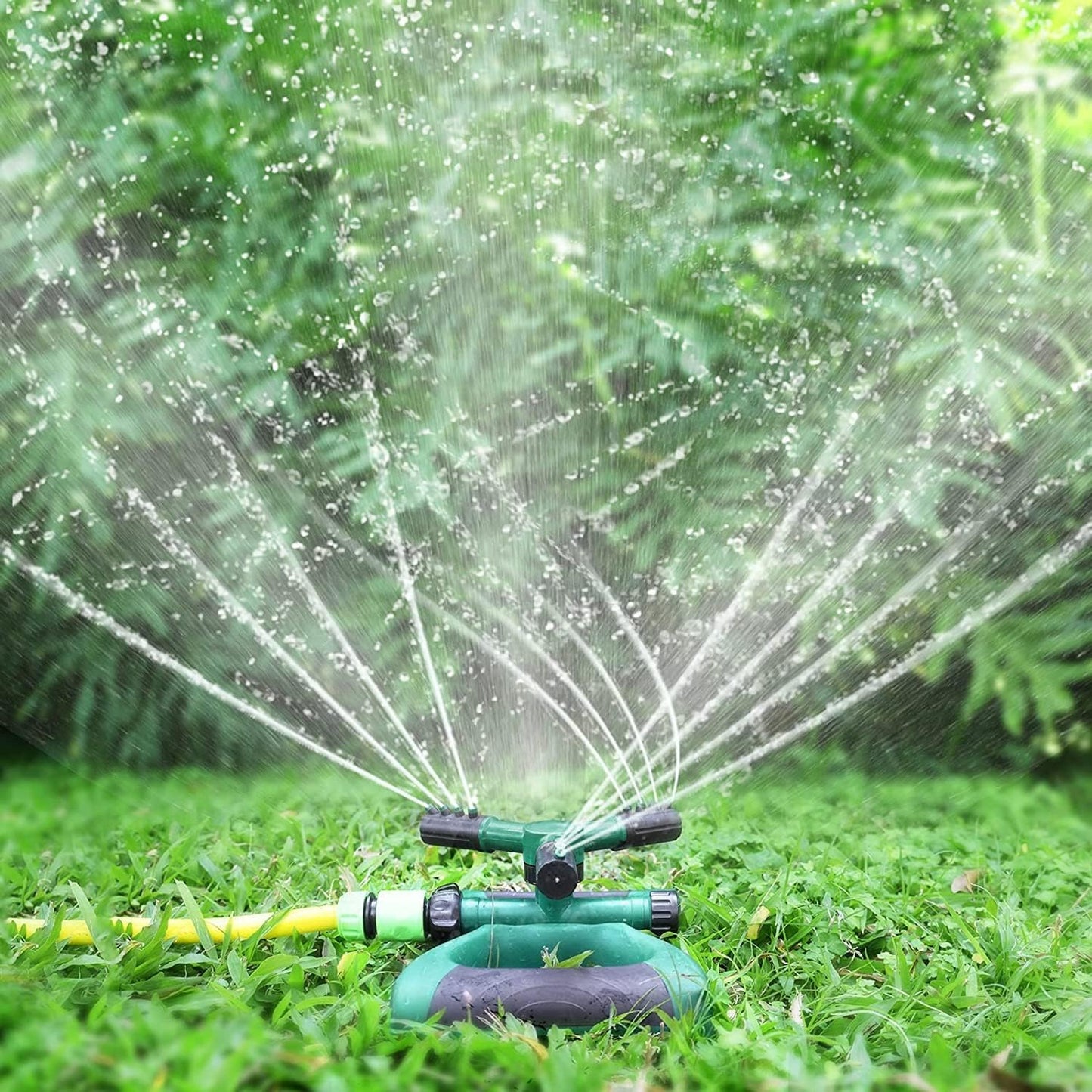 Aspersor Automático de Césped 360° – Rociador de Agua para Jardín