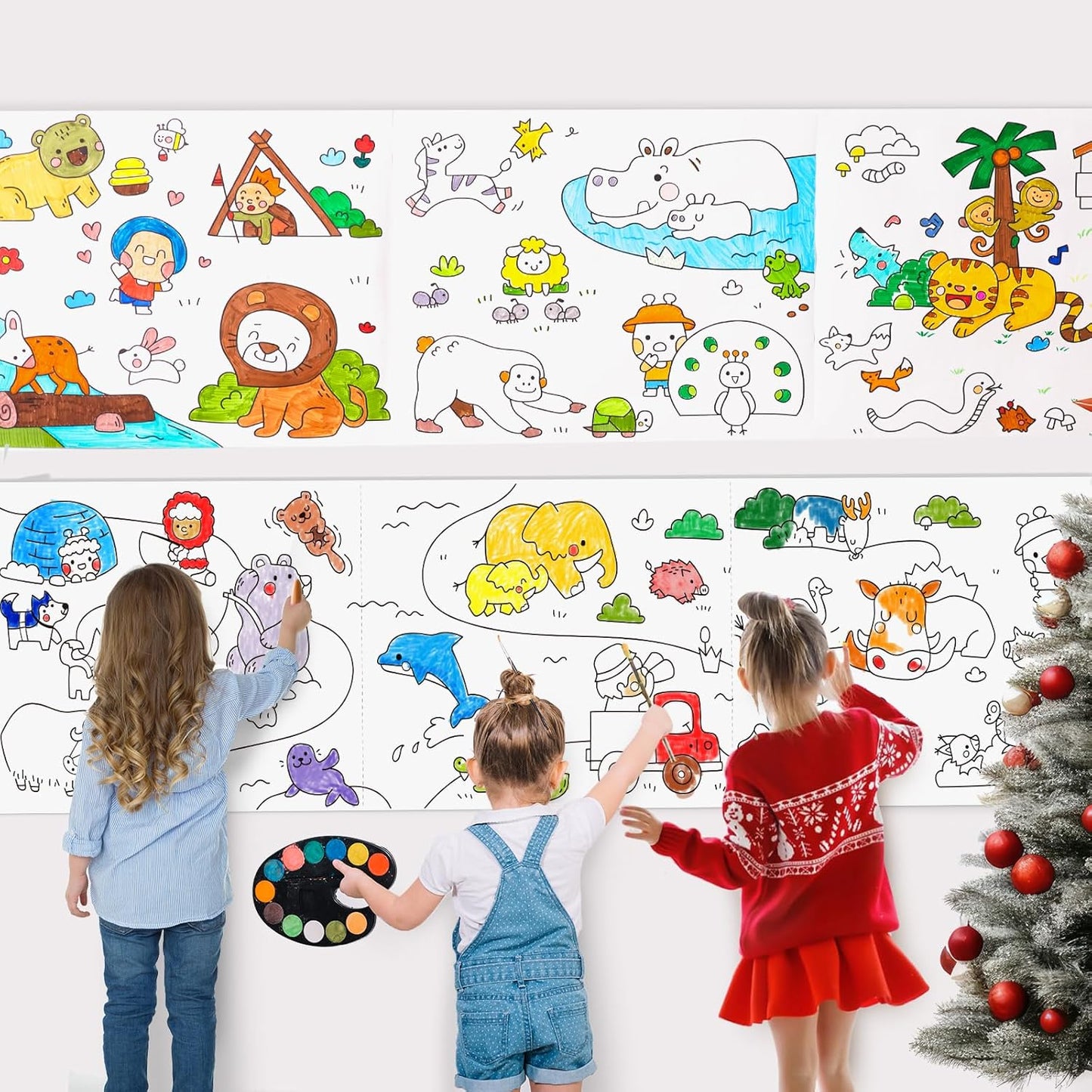 Rollo de Dibujo para Niños | Papel para Pintar, Colorear y Crear Sin Límites + REGALO