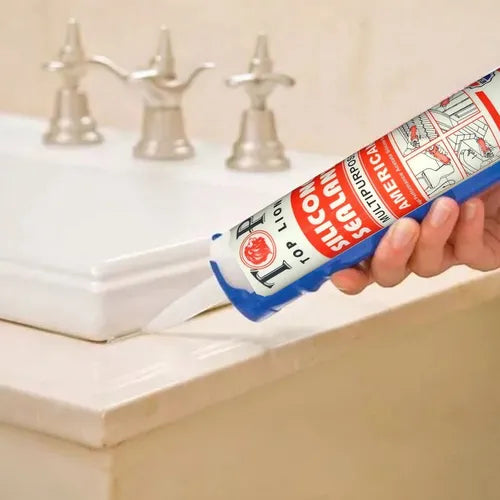 Silicona Selladora Profesional Top Lion 300ml | Antihongos, Impermeable y Duradera