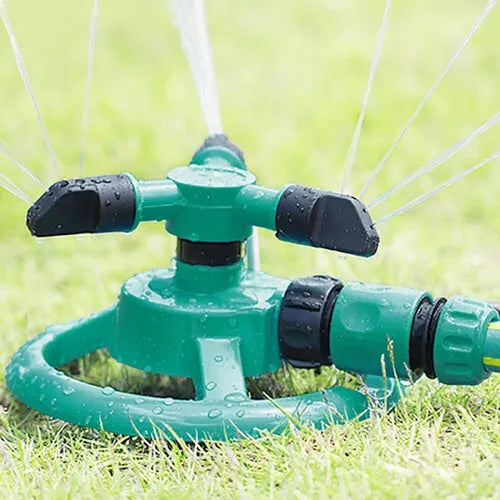 Aspersor Automático de Césped 360° – Rociador de Agua para Jardín