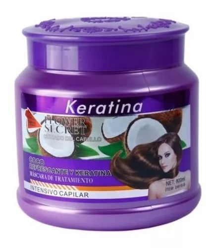 Mascarilla Capilar de Keratina y Vitaminas | Liso, Brillante y Sin Frizz al Instante OBSEQUIO