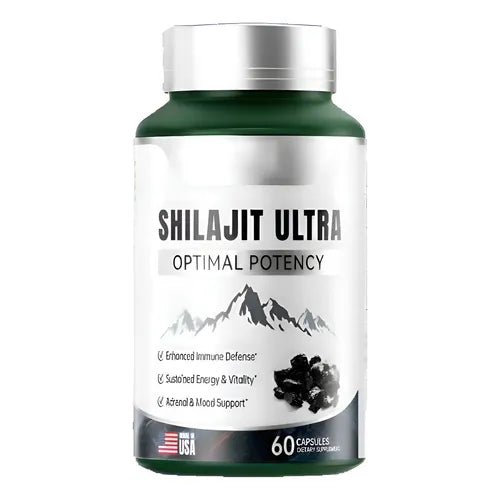 Shilajit Ultra Potency – Energía masculina, testosterona natural y rendimiento físico