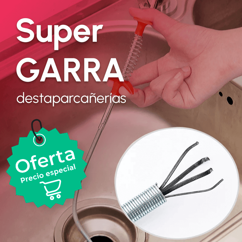 Destapacañerías Super Garra + envío GRATIS