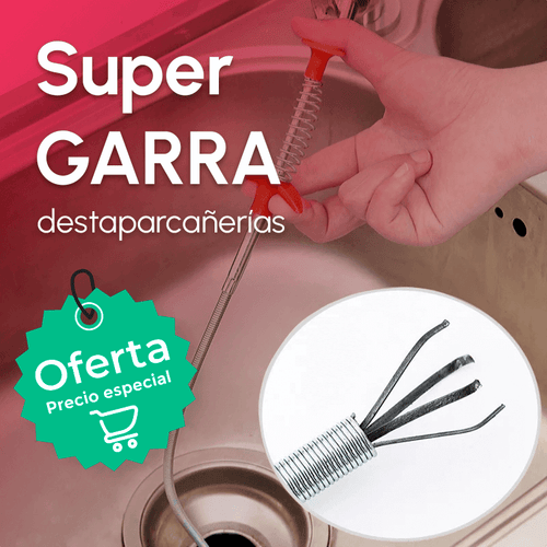 Destapacañerías Super Garra + envío GRATIS