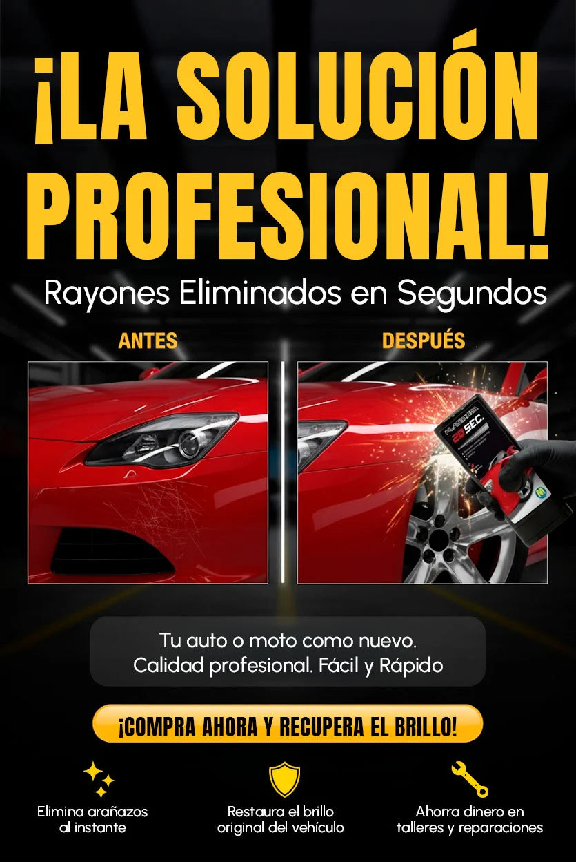 Quita Rayones 20 SEC™ | Elimina Arañazos del Auto en Segundos | Restauración Instantánea