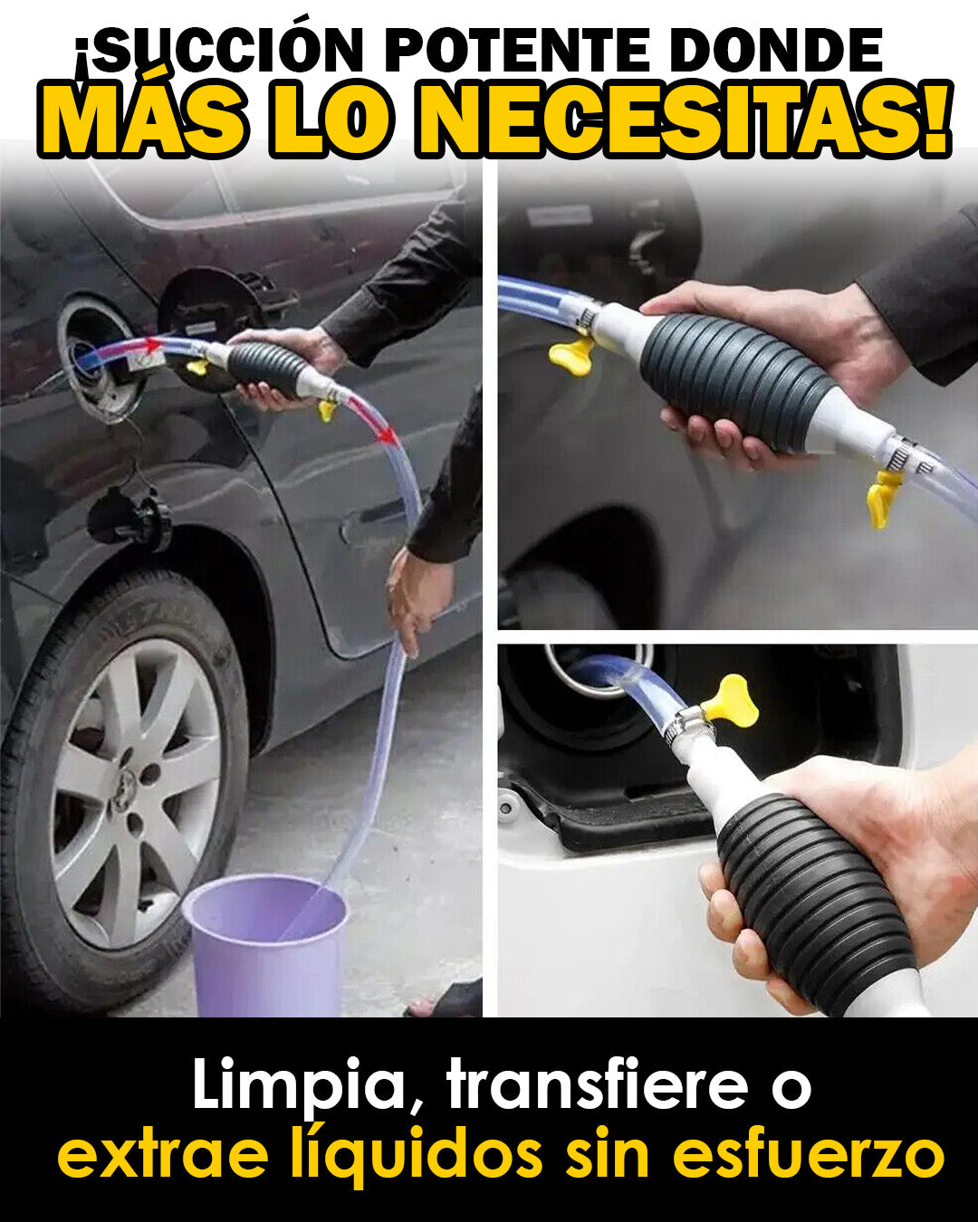 Bombas de succión multipropósito + REGALO
