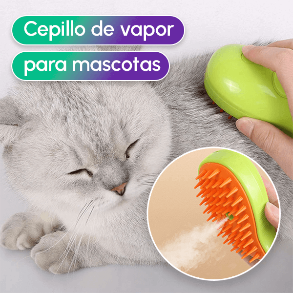 Cepillo de vapor para mascotas + Envío GRATIS