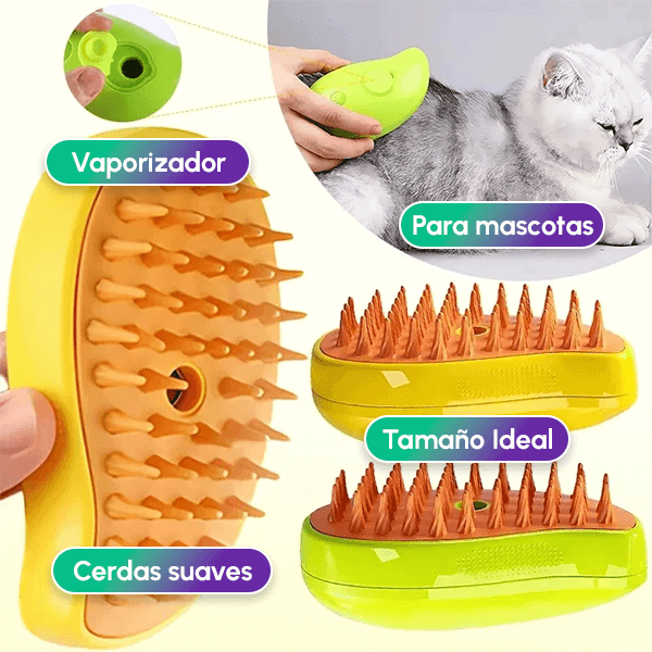 Cepillo de vapor para mascotas + Envío GRATIS