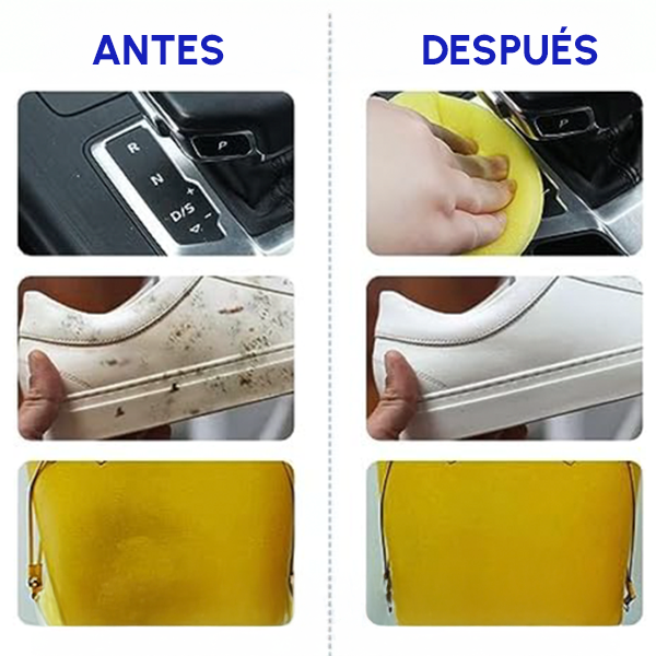 Cera Restauradora para Cuero y Sintéticos | Revive Zapatos, Carteras y Muebles en Minutos + REGALO