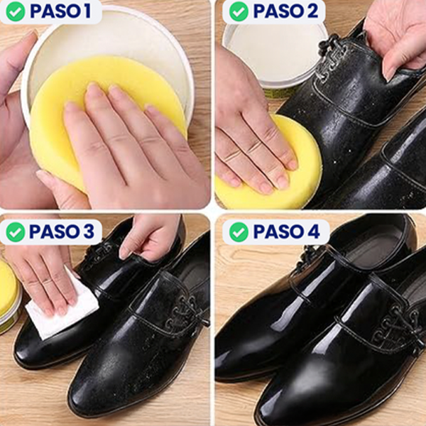Cera Restauradora para Cuero y Sintéticos | Revive Zapatos, Carteras y Muebles en Minutos + REGALO