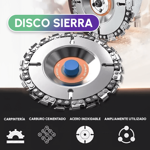 Disco de Sierra con cadena + Envío GRATIS