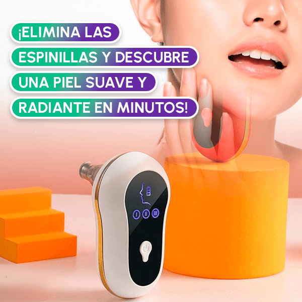 Extractor de Espinillas Eléctrico Profesional | Limpieza Facial Profunda en Casa + OBSEQUIO