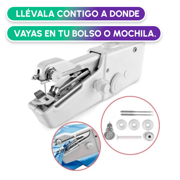 Máquina de Coser Portátil | Solución Rápida y Compacta para Reparaciones en Casa