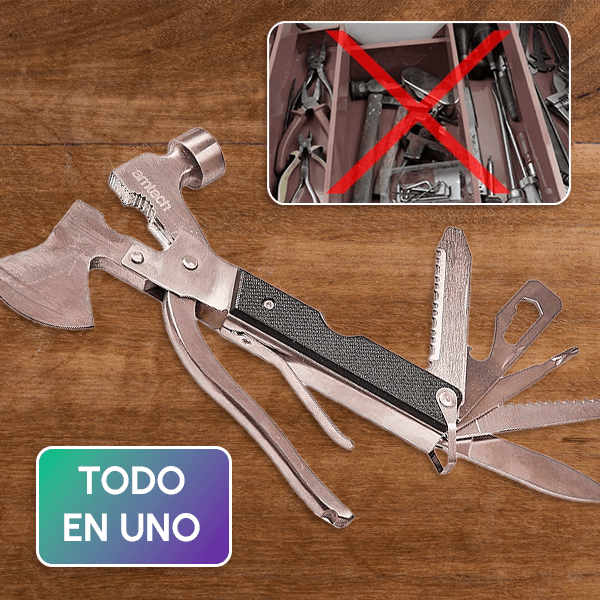 Martillo Multifuncional 18 en 1 | Herramienta Todo en Uno