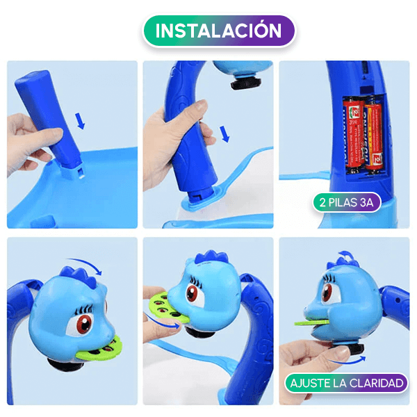 Mesa de Dibujo con Proyector 🎨 | Tu Hijo Aprende y Se Divierte Sin Pantallas + Oferta HOY