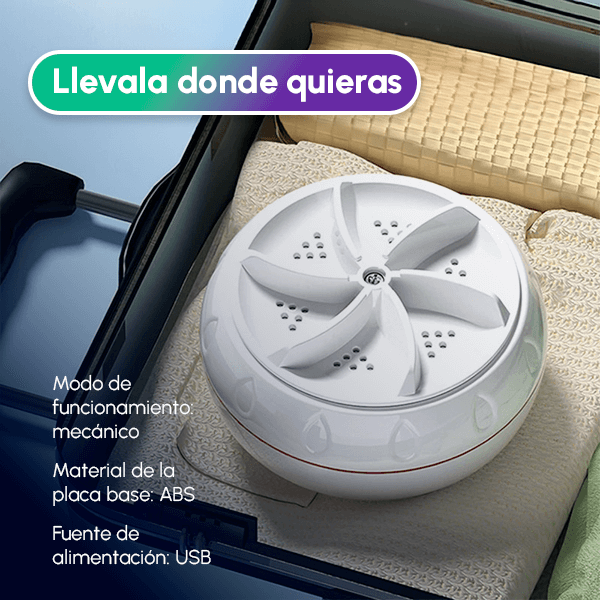 2X1 Lavadora Portátil + Envío GRATIS