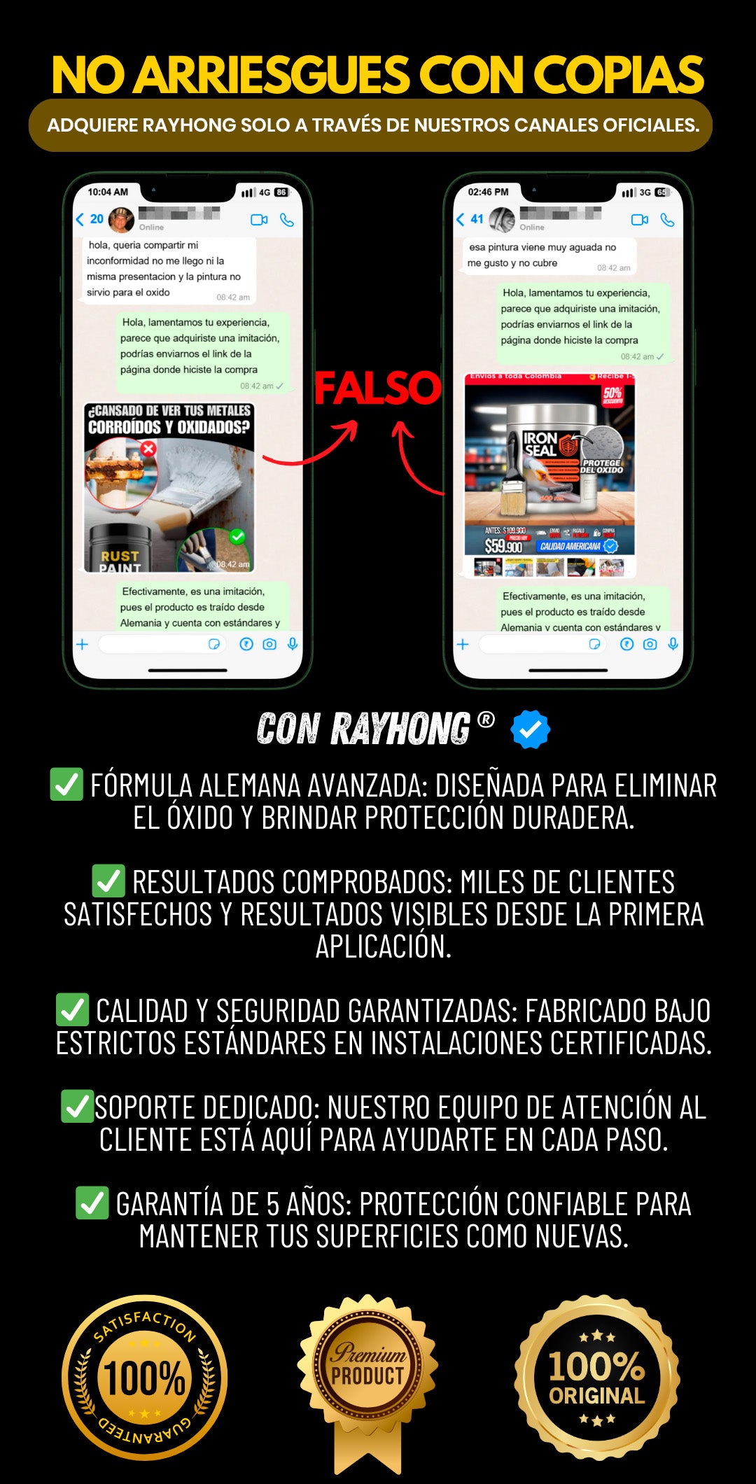 Pintura Antióxido Metálica | Elimina Óxido al Instante y Protege por Años
