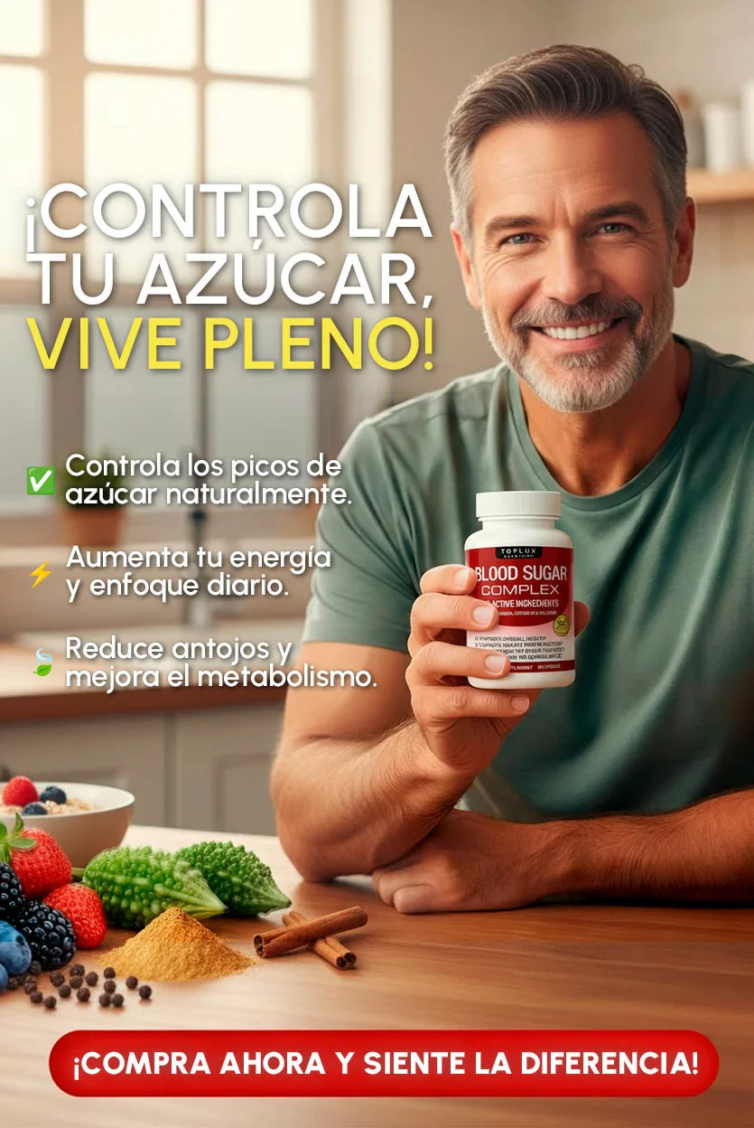 Blood Sugar Complex | Controla el Azúcar en Sangre y Evita los Picos de Glucosa Naturalmente
