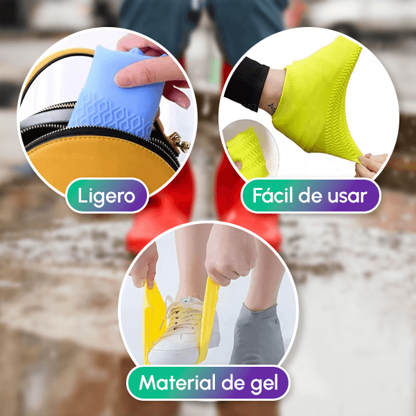 Protectores de Silicona Impermeables para Zapatos | Unisex, Antideslizantes y Reutilizables