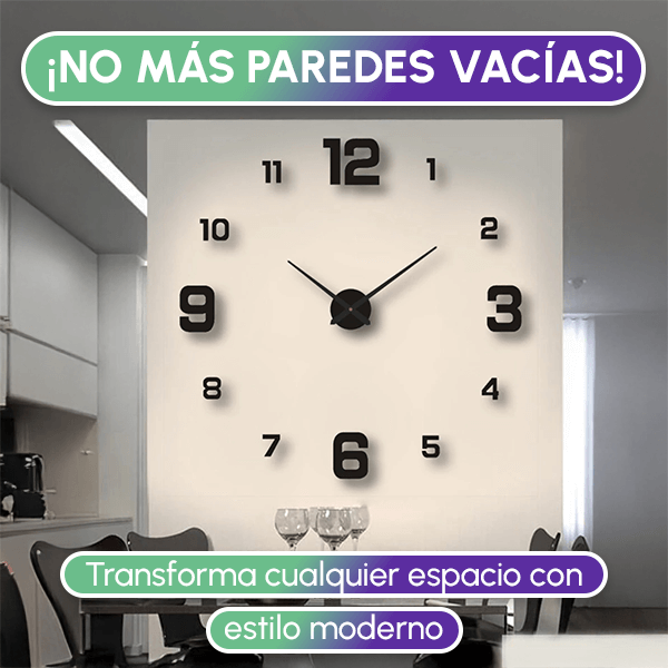 Reloj de pared + OBSEQUIO