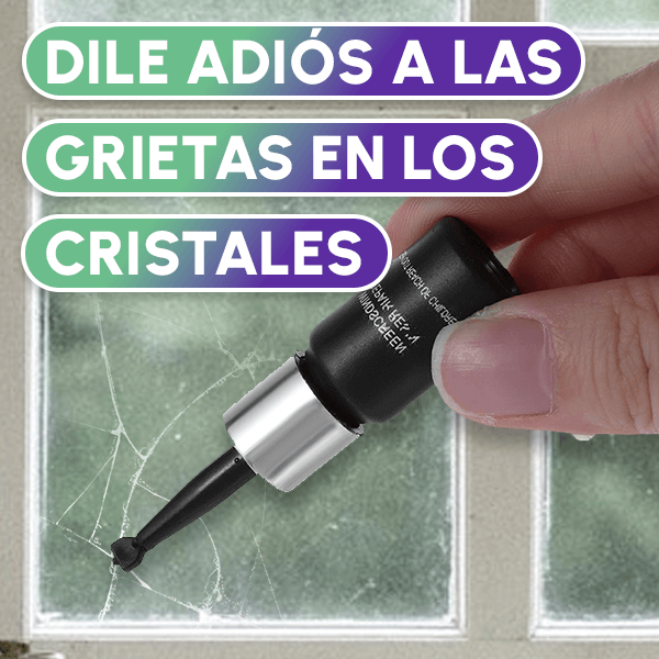 Reparador de Grietas para Vidrios | Repara Parabrisas, Pantallas y Ventanas en Minutos