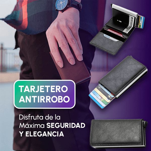 Tarjetero Antirrobo + OBSEQUIO