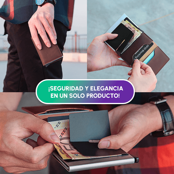 Tarjetero Antirrobo + OBSEQUIO