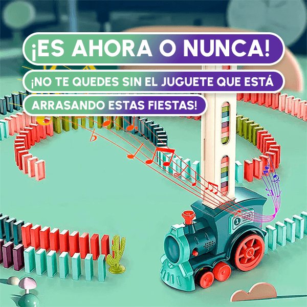 Tren dominó Didactico + Envío GRATIS