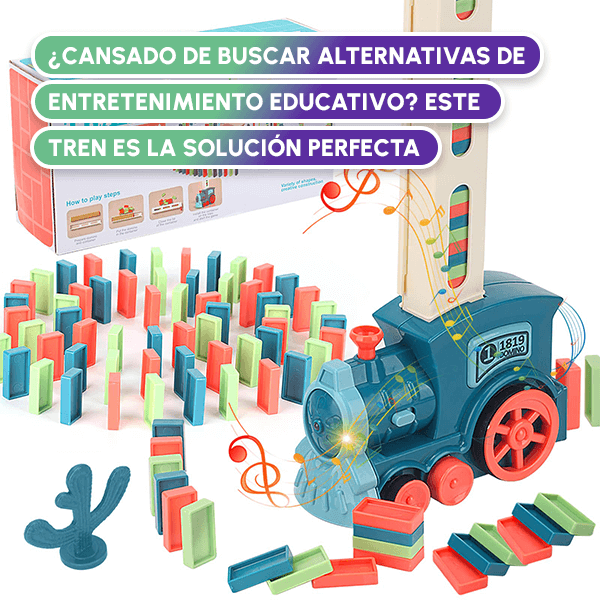 Tren dominó Didactico + Envío GRATIS