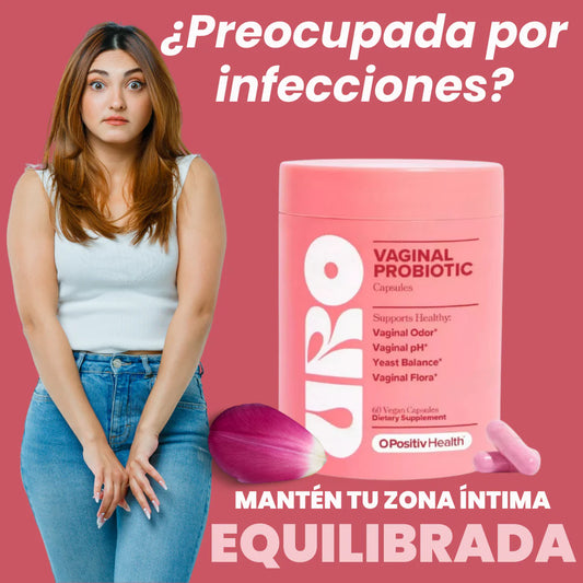 URO Probióticos Vaginales | Elimina Mal Olor, Flujo y Picazón Íntima