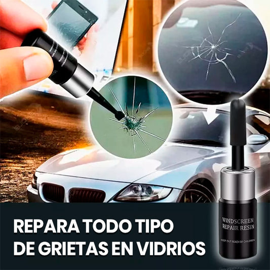 Reparador de Grietas para Vidrios | Repara Parabrisas, Pantallas y Ventanas en Minutos