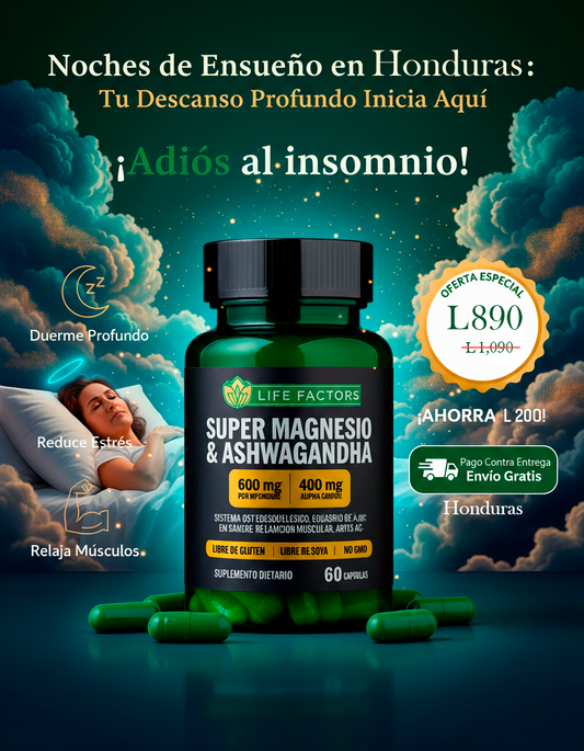 Magnesio + Ashwagandha para Dormir Rápido | Conciliá el Sueño Profundo en 10 Minutos (+40 Años)