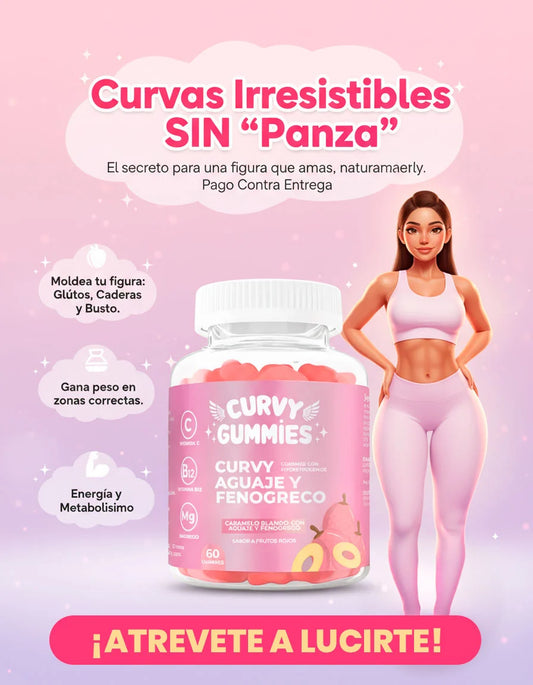 Curvy Gummies 🍑 – Vitaminas y superingredientes para tu figura y bienestar