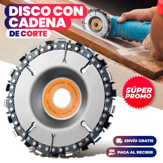 Disco de Sierra con cadena + Envío GRATIS