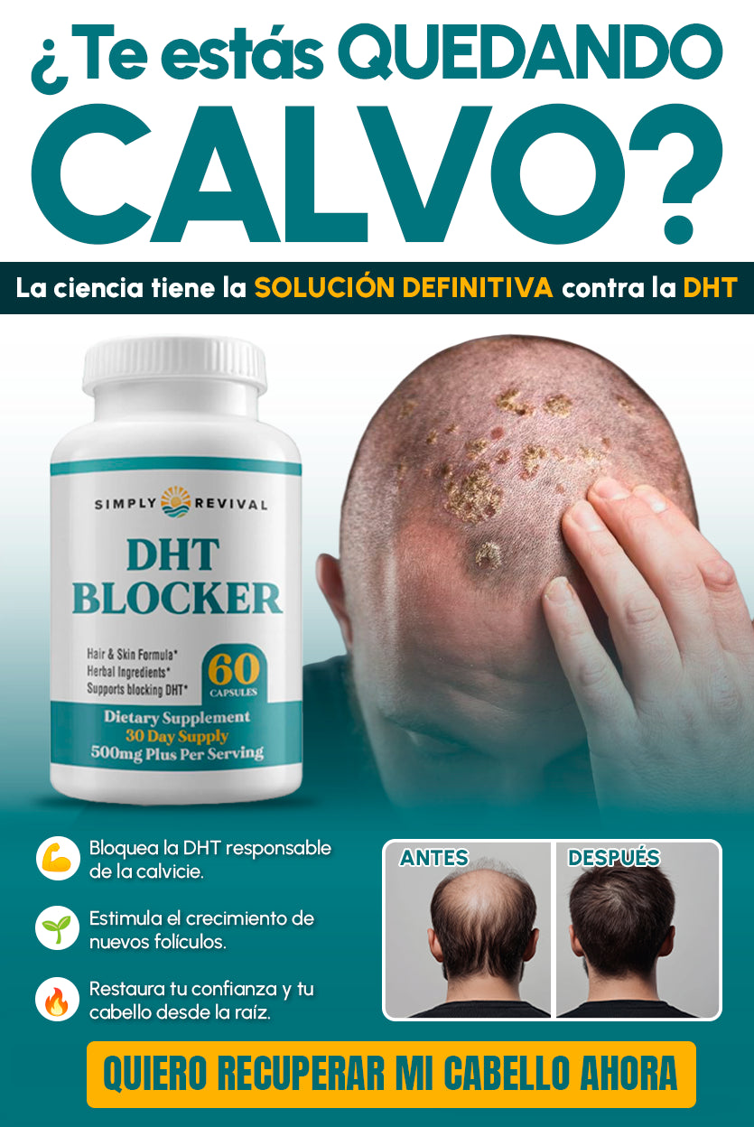 DHT Blocker Simply Revival | Detén la Caída del Cabello y Recupera tu Confianza