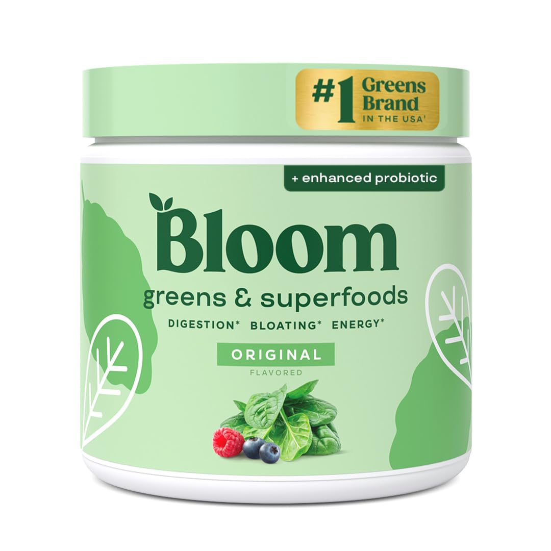 Bloom Greens Berry | Energía y Digestión Natural para Mamás 💚