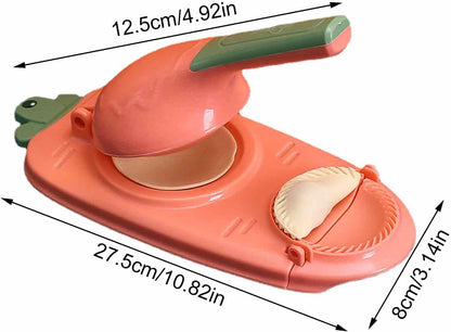 Máquina 2 en 1 para Empanadas, Raviolis y Dumplings | Sella y Cierra Perfecto en Segundos