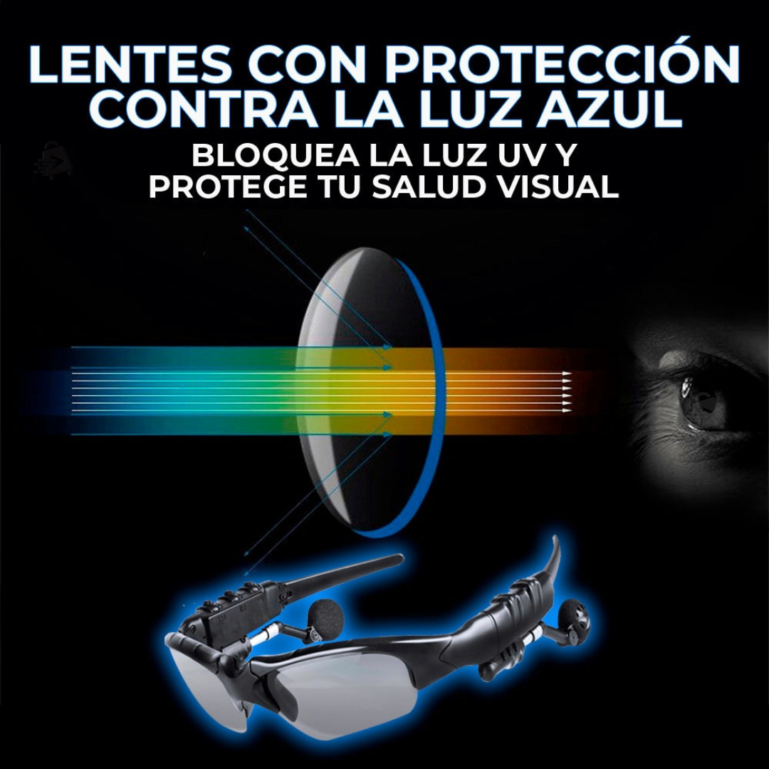Lentes Bluetooth Inteligentes | Música + Llamadas + Protección UV 😎 (Copia)
